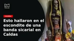 Santería altars and hit list discovered from alleged criminal gang in Caldas