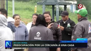 Socavón en Paraná: vecinos reclaman una solución al municipio