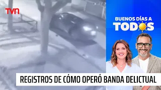 Video captures criminals arriving at their victim's home in Huechuraba | Buenos días a todos
