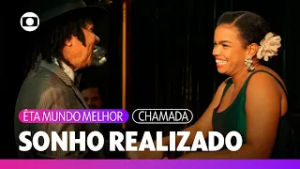 Dita conhece Djavan e diz que seu maior sonho é gravar com ele!  | Êta Mundo Melhor | TV Globo