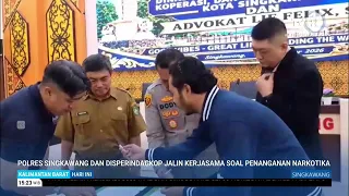 SEPTEMBER 27, 2026 SINGKAWANG POLICE AND DISPERINDAGKOP PARTNER ON NARCOTICS HANDLING