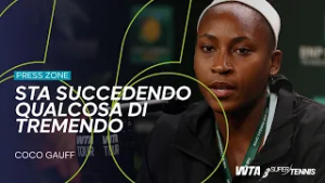 Guerra in Iran, Coco Gauff dice la sua in conferenza stampa a Indian Wells