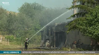 Műhelyek, lakóház és száraz növényzet kapott lángra az elmúlt napokban - 2026.08.19.