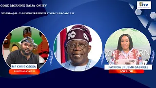X RAYING PRESIDENT TINUBU’S BROADCAST