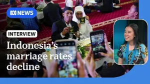 Indonesia's marriage rates are falling | The World | ABC NEWS