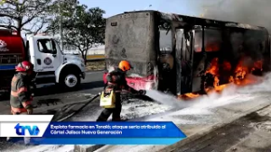 Explota farmacia en Tonalá; ataque sería atribuido al Cártel Jalisco Nueva Generación