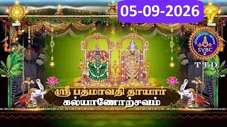 Sri Padmavathi Ammavari || Kalyanotsavam || Tiruchanoor || 05-09-2026 || SVBC2 Tamil || SVBC TTD