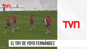 ¡Así se hace! Yoyo Fernández protagoniza try frente a Italia XV | Rugby: Chile v/s Italia