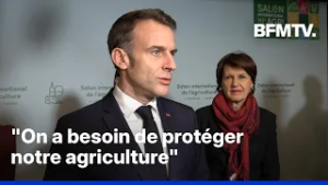 Inauguration du salon de l'Agriculture: la prise de parole en intégralité d'Emmanuel Macron