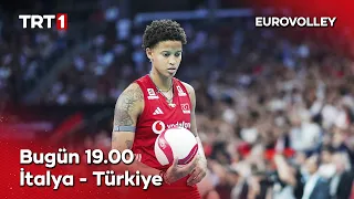 İtalya-Türkiye final maçı bu akşam 19.00’da TRT 1’de.📺