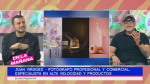 Hablemos con el fotógrafo profesional, Juan Virgüez, ganador del premio FOODELIA | En La Mañana