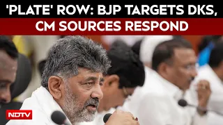 Karnataka News | DK Shivakumar 'Plate' Controversy: BJP Attack, CM Sources Give Their Version