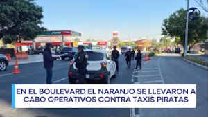 Operativos contra taxis piratas