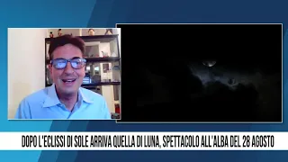 Lunar eclipse, Riva: "It may be covered by clouds, an unmissable event in September"