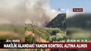 Fire in the scrubland brought under control