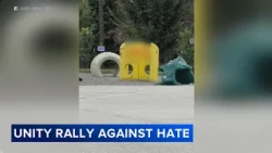 Community rallies against hate after teens charged in racist, antisemitic graffiti