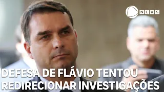 Flávio Bolsonaro's defense team attempted to redirect investigations