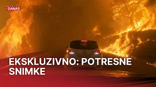 Mađari s djetetom (3) prošli autom kroz vatru, snimka kao da je iz pakla | RTL Danas