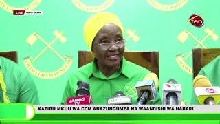 LIVE: CCM Secretary General Speaking to the Press