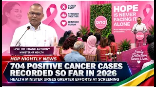 704 Positive Cancer Cases Recorded So Far In 2026,Health Minister Urges Greater Efforts At Screening