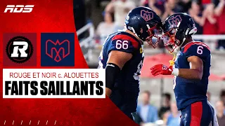 Faits saillants : Rouge et Noir c. Alouettes (Semaine 12)