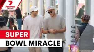 Aussie cousins chase Super Bowl dream without tickets | 7NEWS