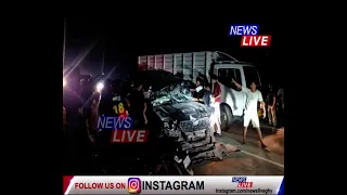 এটি কিশোৰক মহটিয়াই নগাঁৱৰ ৰাষ্ট্ৰীয় ঘাইপথেৰে পলাইছে এখন স্কৰপিঅ'।