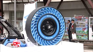 Okueigenji Keiryu Car: Next-Gen Airless Tires Put Into Practical Use