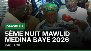 5ème Nuit Mawlid Medina Baye 2026 | Mardi 18 Août 2026