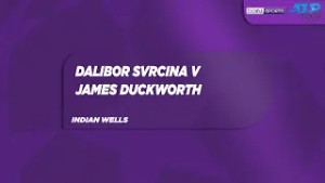 Dalibor Svrcina v James Duckworth | Indian Wells Open | Match Highlights