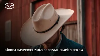 Factory in São Paulo produces more than two thousand hats per day.