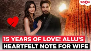Allu Arjun calls wife Sneha Reddy ‘Cutie’ on 15th Anniversary, Shares HEARTFELT post