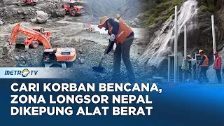 Tim Penyelamat Cari Korban Longsor Perbatasan China Nepal