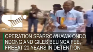 OPERATION SPARROWHAWK ONDO NDONG AND GILES BELINGA FEE, FREEAT 20 YEARS IN DETENTION