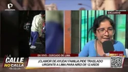 Family urgently requests transfer to Lima for child in a coma