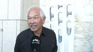 Two sculptures by Yoshinobu Ogata in the foyer of the City Hall of La Spezia, September 29, 2026