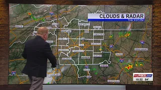 40% chance of rain Friday; high of 92