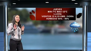 WEATHER IN LOS RÍOS FROM JUNE 23 TO JUNE 26, 2026