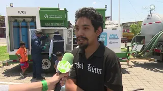 SIAPA mobile water purification service continues, now in Miramar