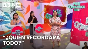 “Juego de memoria en Más conectados: emoción y risas en vivo”