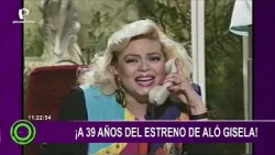 Gisela Valcárcel celebrates: Aló Gisela turns 39