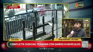 Legal dispute ends in vehicle damage in Lambaré