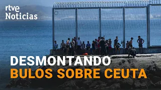 VerificaRTVE analyzes the truth behind a possible new mass border crossing in Ceuta | RTVE News