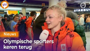 Olympische sporters keren terug