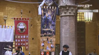 PRESENTATION OF THE DRAPE FOR THE PALIO DI SIENA ON AUGUST 16, 2026 (10-08-2026)