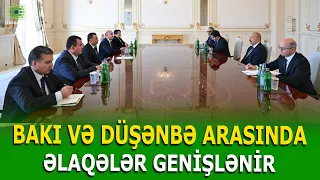 PREZİDENT İLHAM ƏLİYEV TACİKİSTANIN BAŞ NAZİRİNİ QƏBUL ETDİ