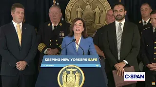 Hochul says Trump is defunding the police