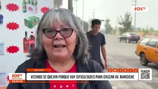 Trujillo: Residents complain about difficulties crossing Mansiche Ave.
