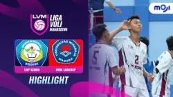 UNP Kediri 3-0 UWM Sumenep | Men's College Volleyball League Highlights | Moji