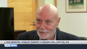 L-eks Ministru tal-Ambjent Stanley Zammit f’laqgħa mal-Kap tal-PN Alex Borg